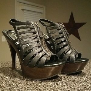Jessica Simpson Strappy Platform Sandal Heels